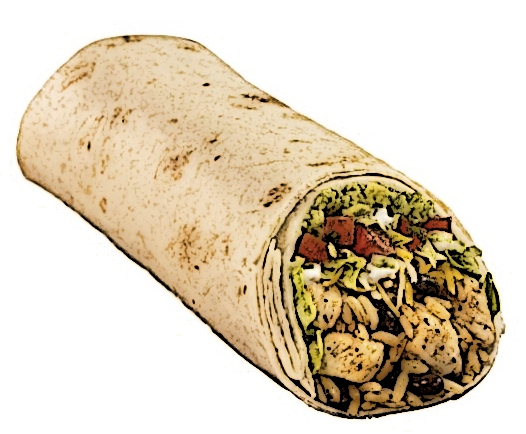 A burrito.